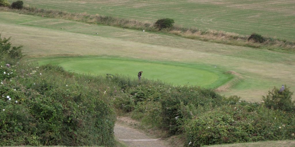 Hole 14 – Freshwater Bay Golf Club, Isle of Wight